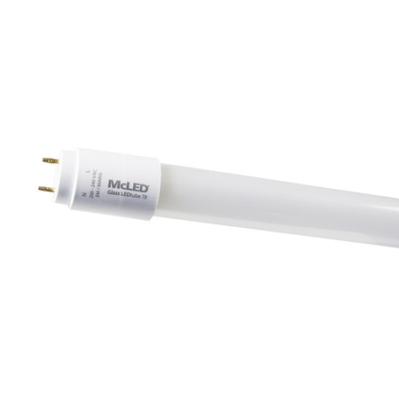 Glas-LED-Röhre mit PET-Beschichtung , T8, 18 W (gleichwertig mit 36 W), Sockel G13, 230 V, 4000 K - neutralweiß, Lichtstrom 2250 lm, Strahlungswinkel 320°, CRI80, Einsparung bis zu 50 %, UV stabil, Lebensdauer bis zu 40 000 h, 100 000 Schaltzyklen, Abmessungen ø 29×1198 mm, nicht dimmbar. LED-Starter enthalten. Sicherheits-PET-Folie verhindert das Herausfallen von Scherben.